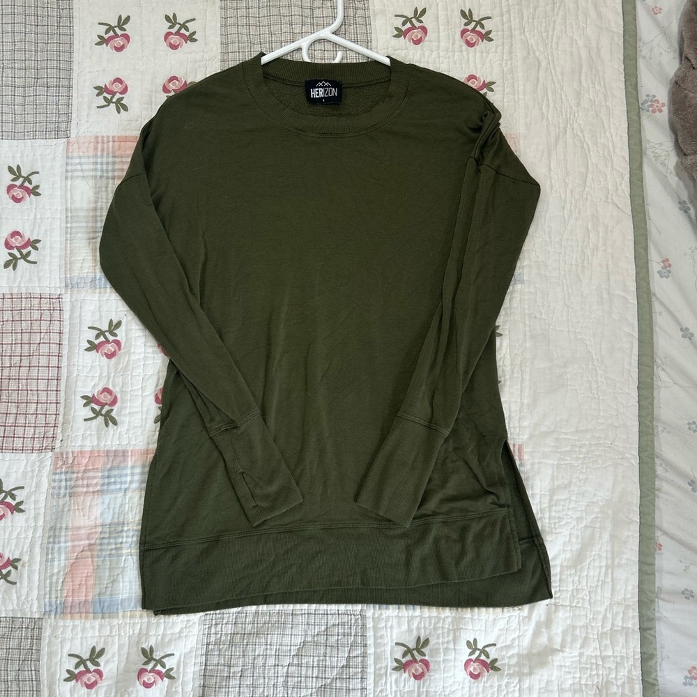 Olive Green Women's Sweatshirt